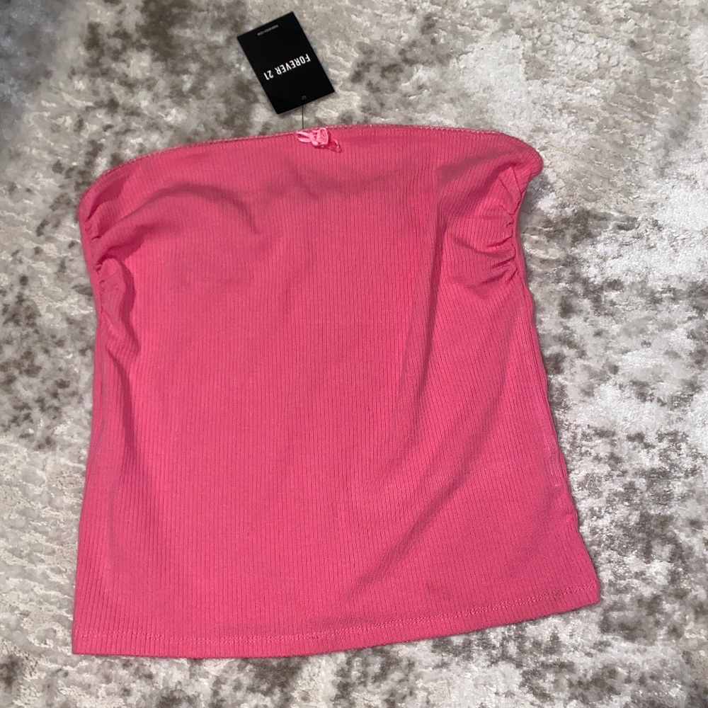 Forever21 pink tube top